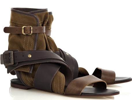 chloe sandals front