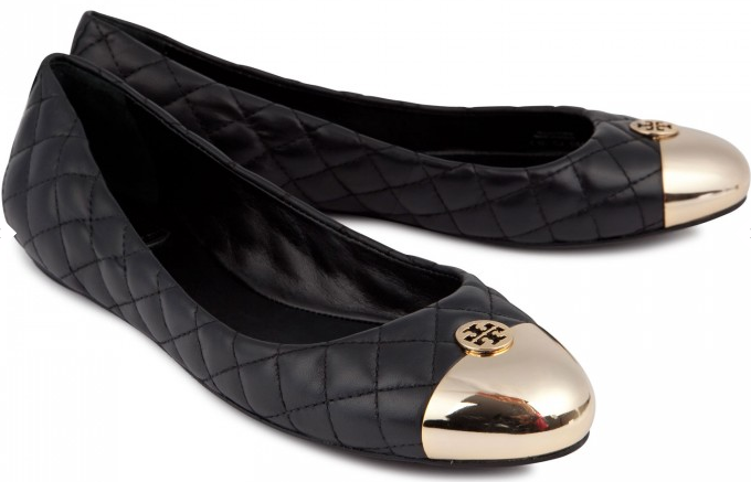 tory burch kaitlin quilted flats