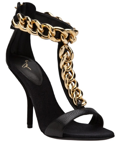 giuseppe zanotti chain sandals