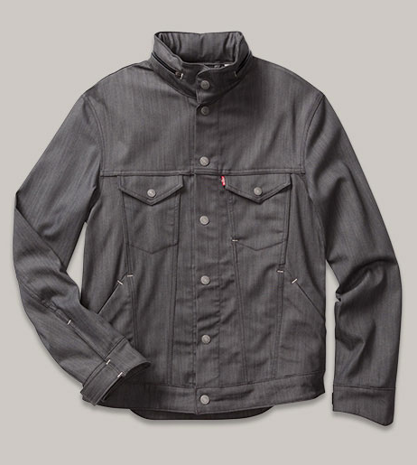 MEN'S COMMUTER TRUCKER JACKET -concealed hood -3M reflective detail -water & dirt repellant